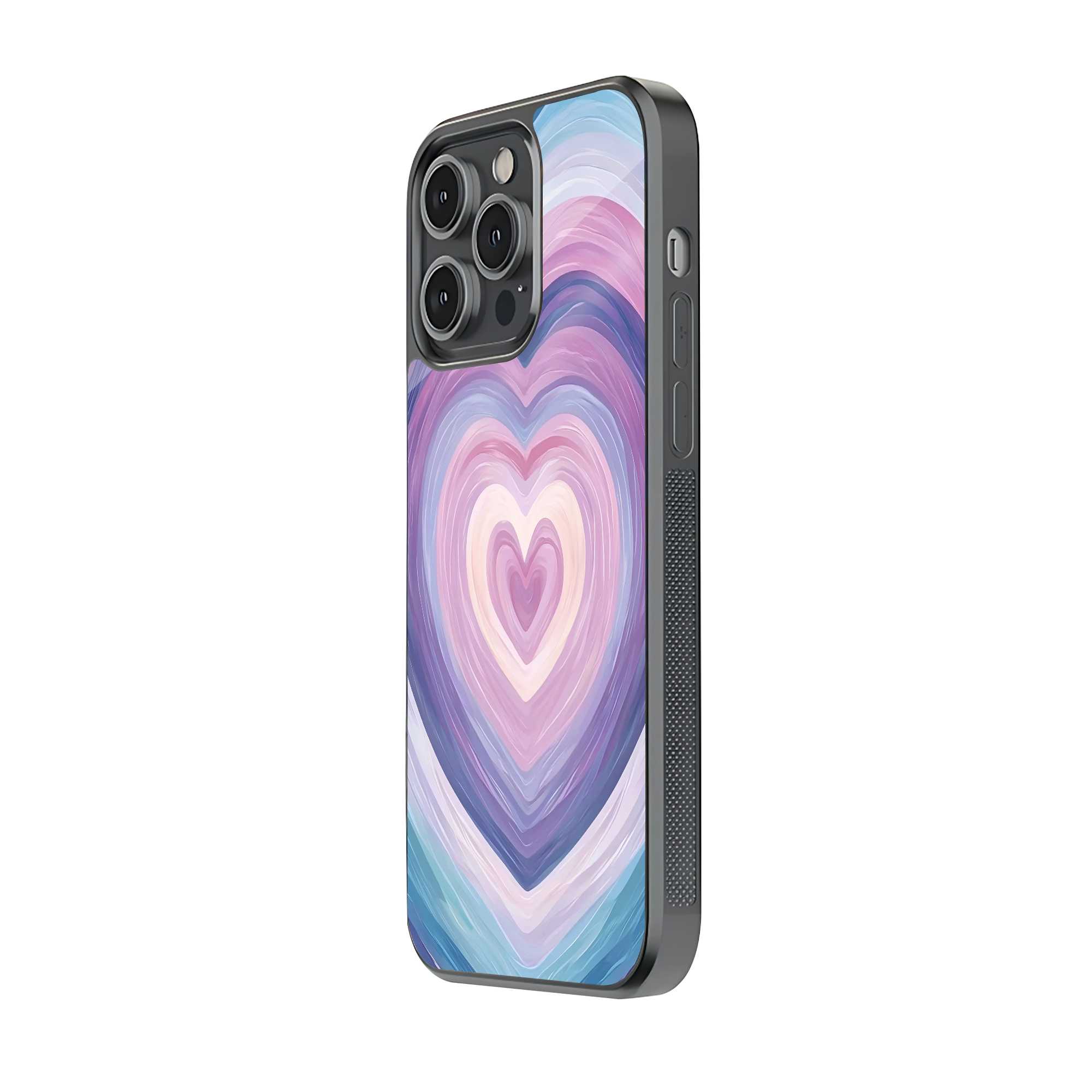 Pastel Heart Glass Case Secondary image