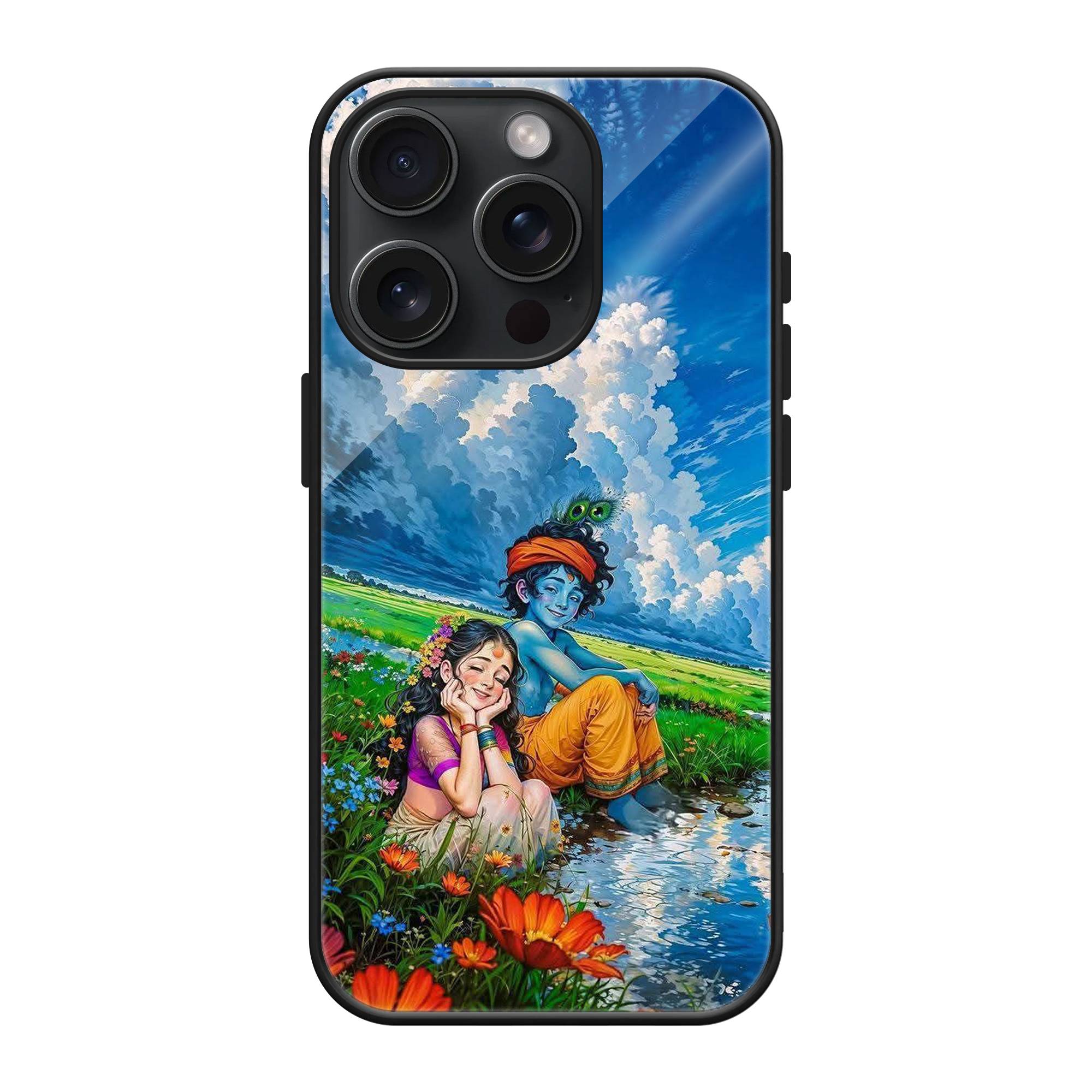 Radhe Krishna Glass Case image 0 Main image