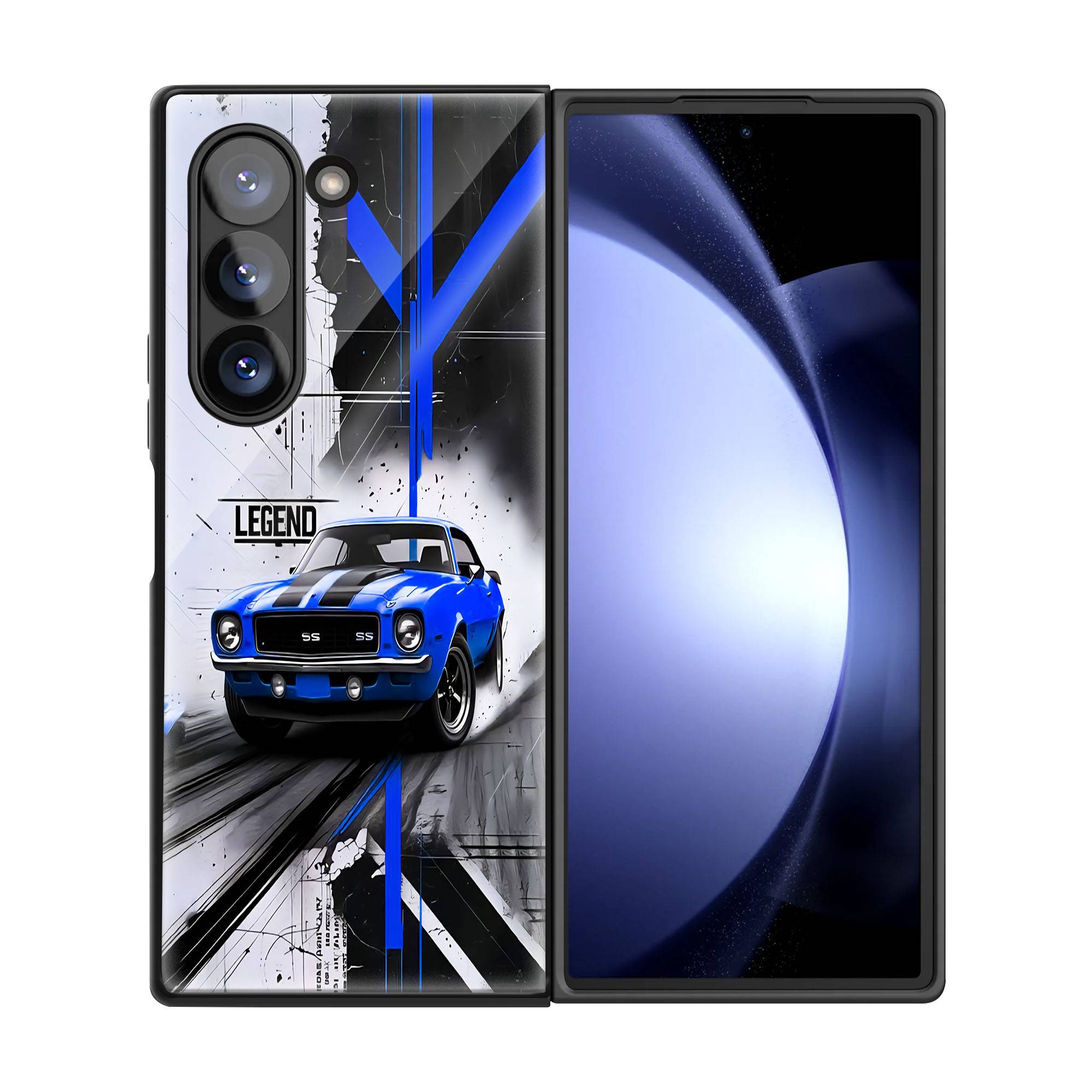 Classic Camaro Samsung Z Fold Glass Case image 2