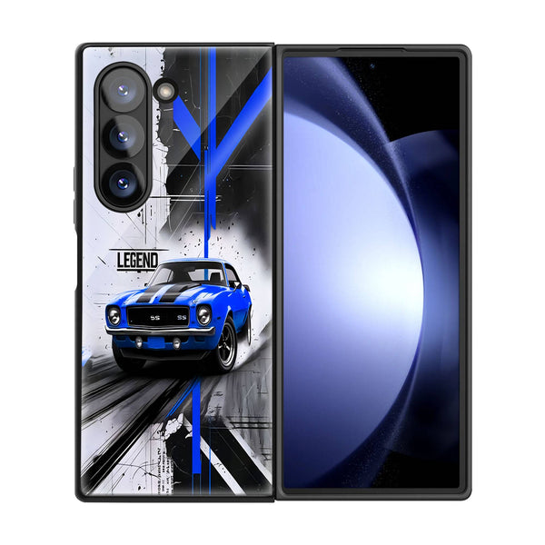 Classic Camaro Samsung Z Fold Glass Case image 2