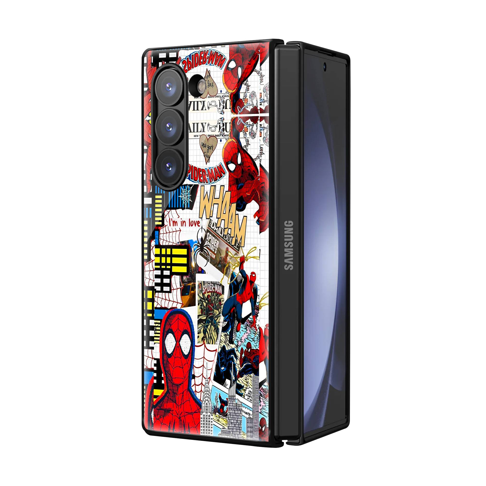 Spider Man Samsung Z Fold Glass Case Secondary image