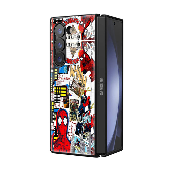 Spider Man Samsung Z Fold Glass Case image 1