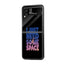 I Just Need Some Space Samsung Z Flip Glass Case image 0