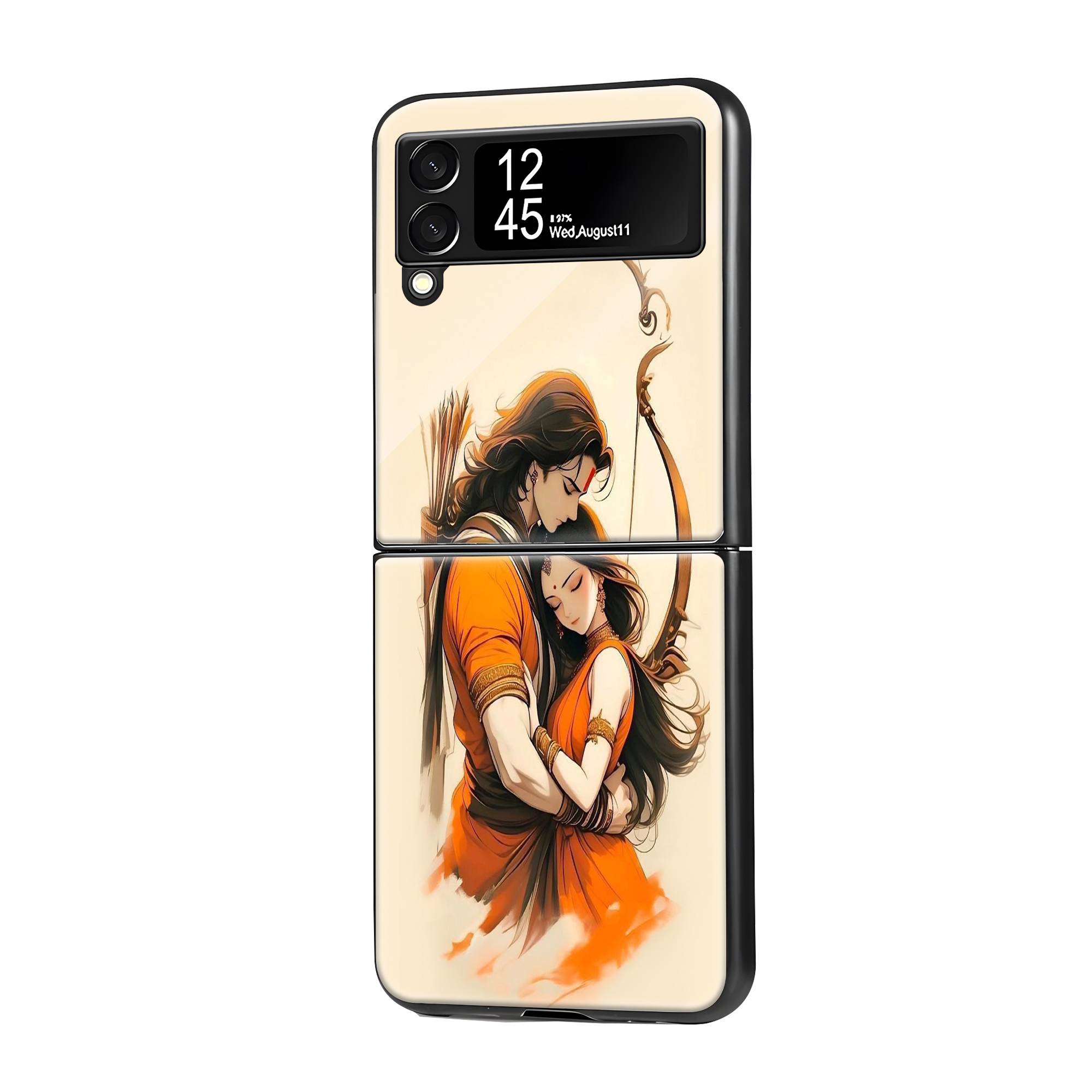 Divine Love Samsung Z Flip Glass Case image 0 Main image