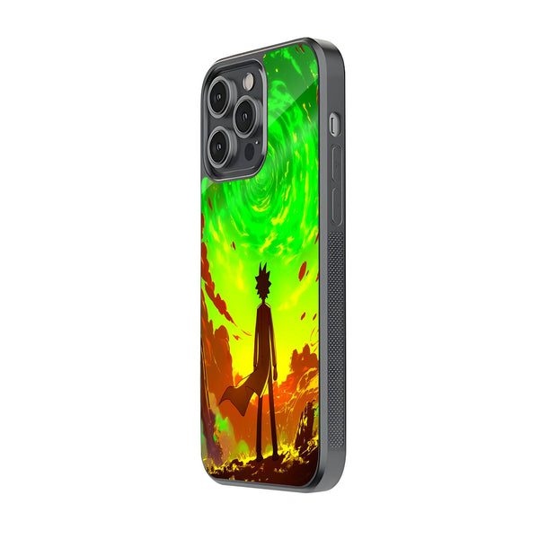 Rick and Morty Glass Case image 1