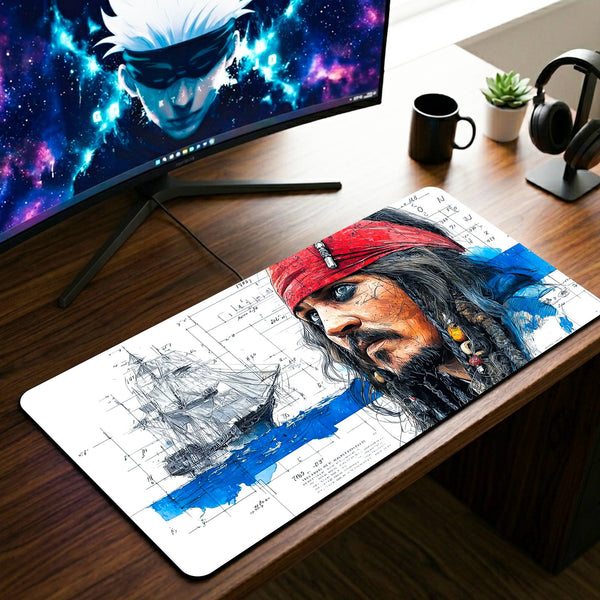 Jack Sparrow Desk Mat - 11 x 23 Inch image