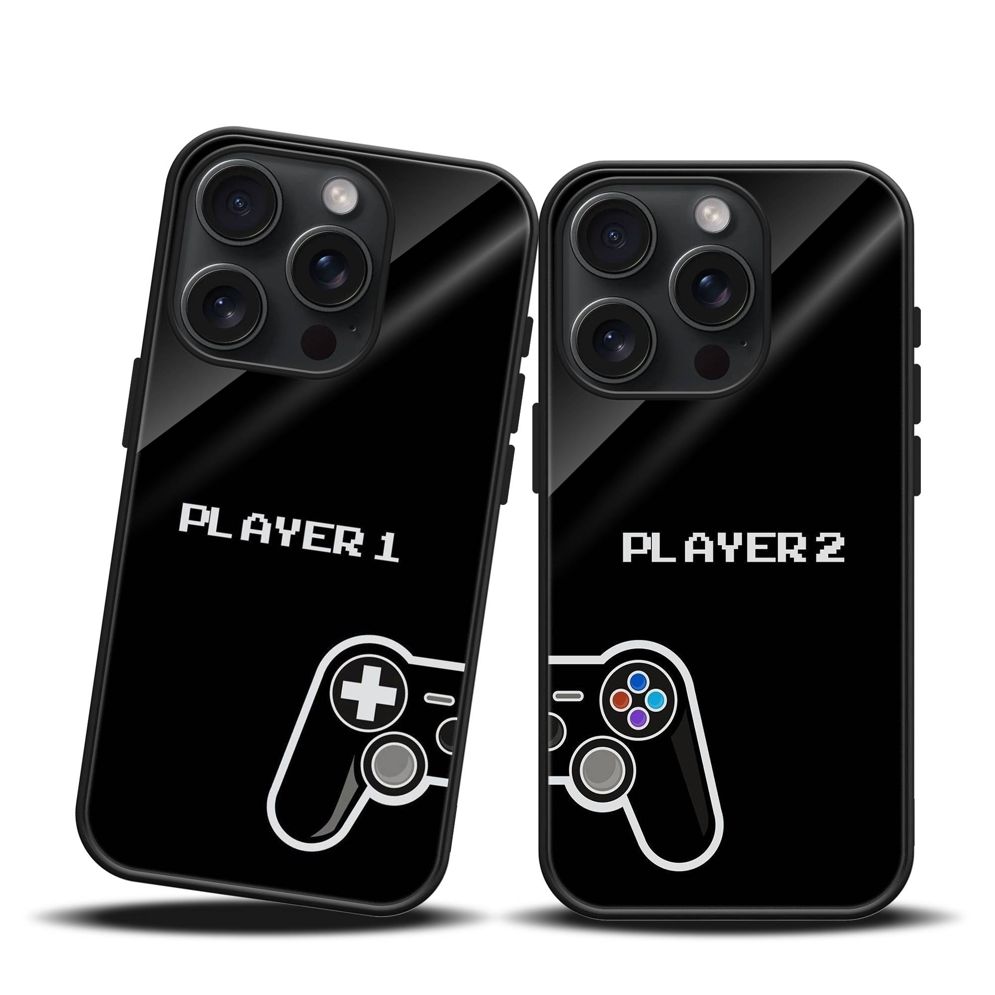 Split-Screen Soulmates Couple Mobile Case image 0