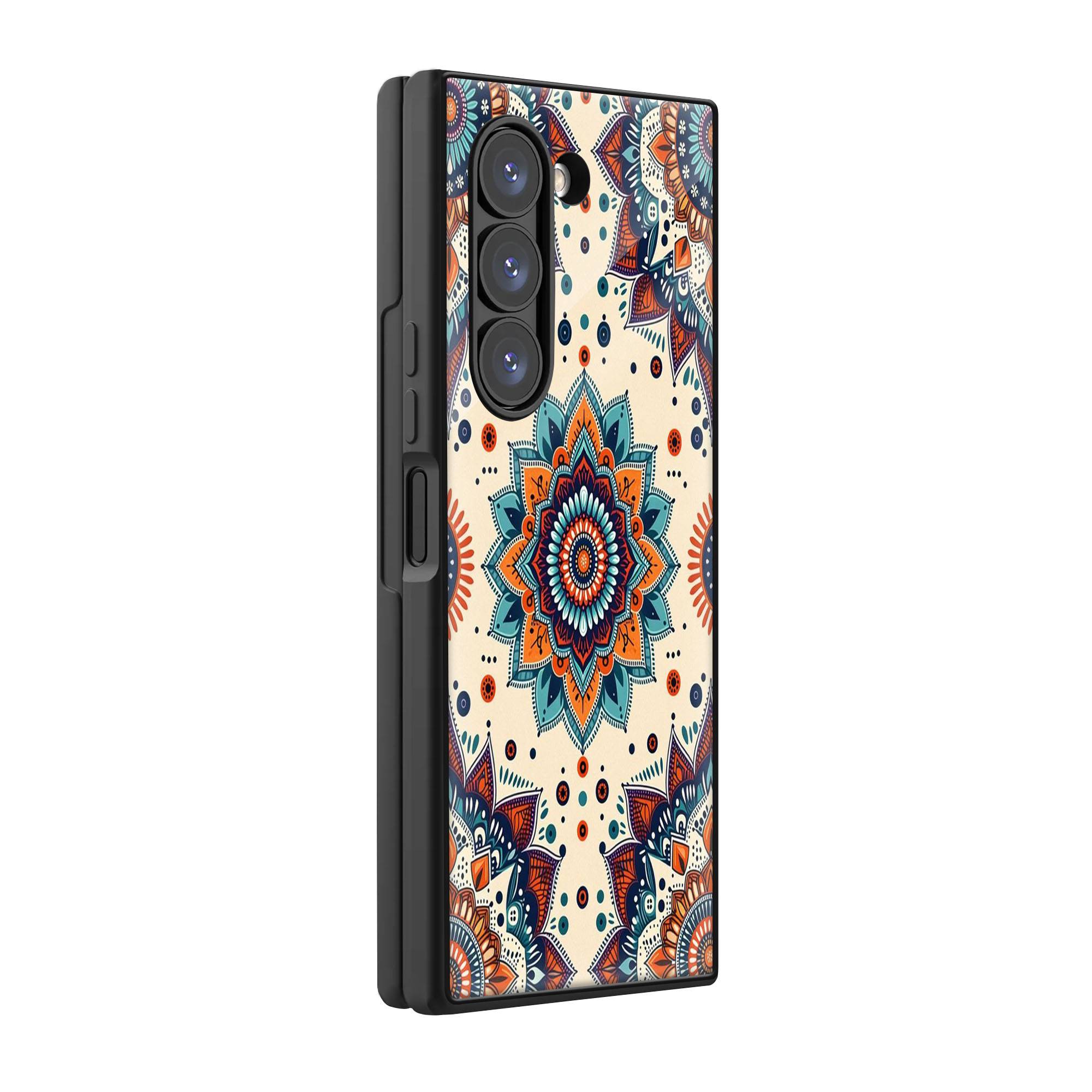 Mandala Harmony Samsung Z Fold Glass Case image 0