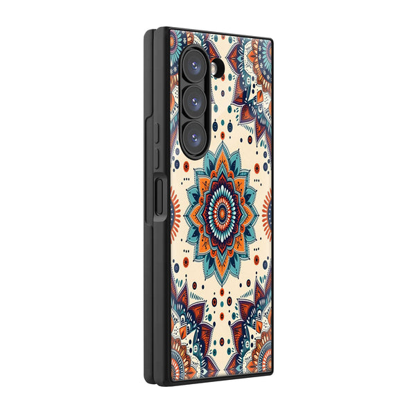 Mandala Harmony Samsung Z Fold Glass Case image 0