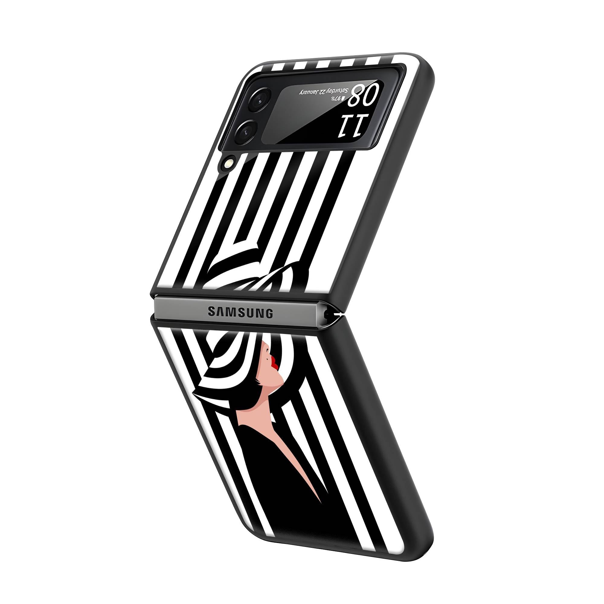 Queen Bee Samsung Z Flip Glass Case Secondary image