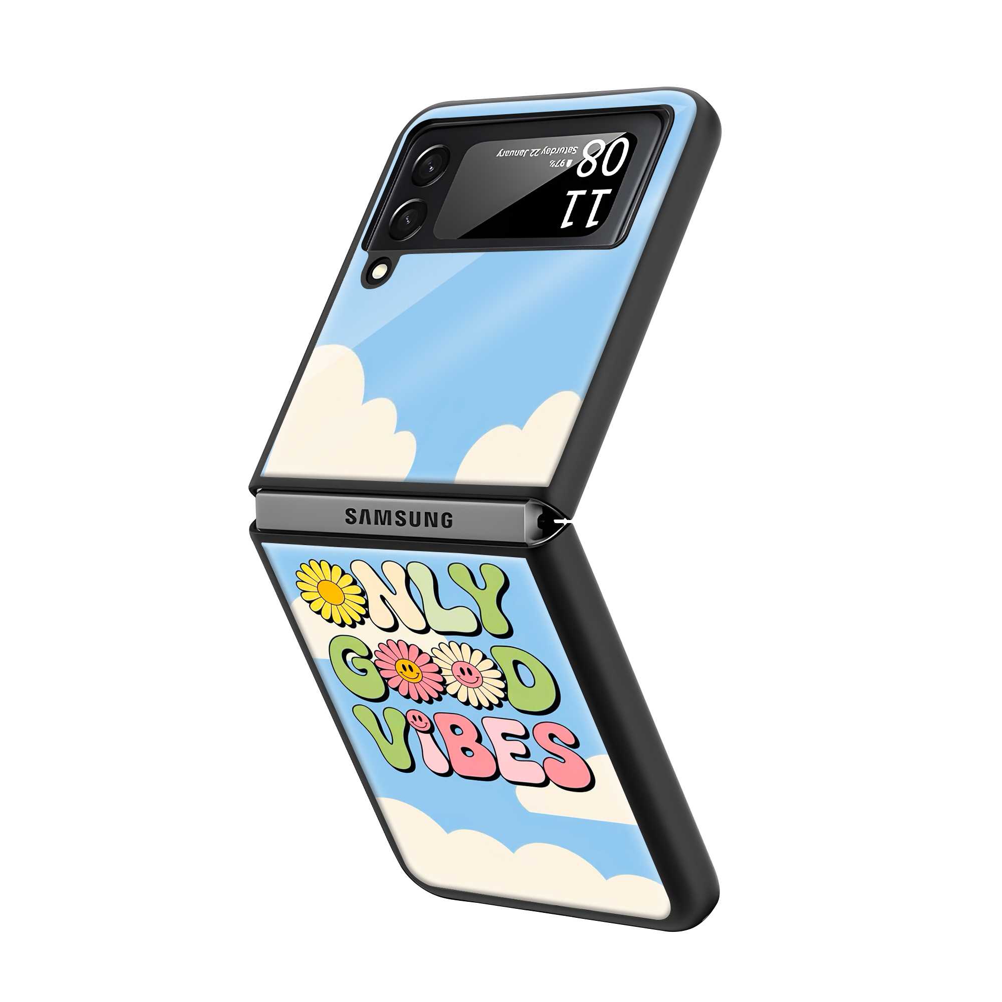 Main Vibe Samsung Z Flip Glass Case Secondary image