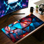 Geometric Glass Desk Mat - 11 x 23 Inch image