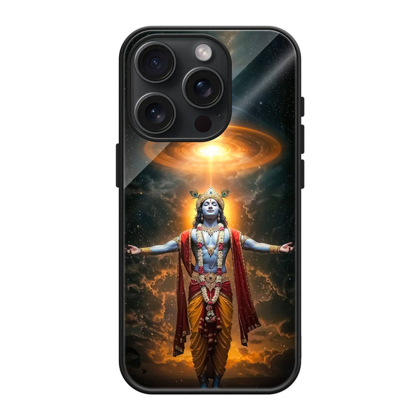 Lord Krishna Glass Case image 0