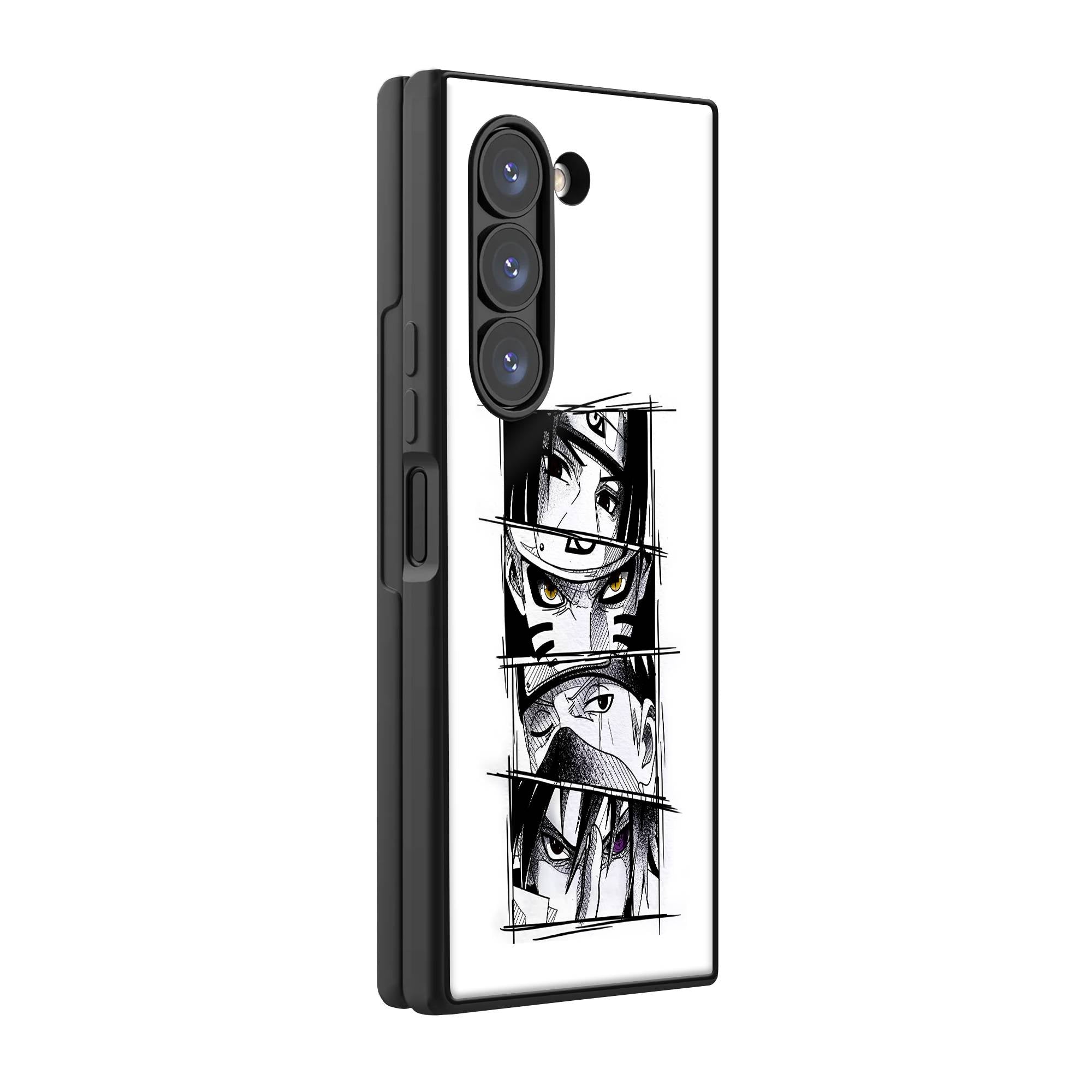 Naruto Eyes Samsung Z Fold Glass Case image 0 Main image