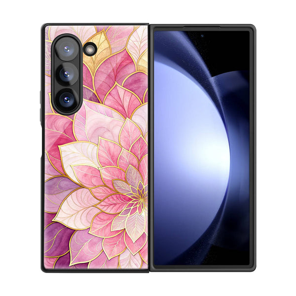 Gilded Bloom Samsung Z Fold Glass Case image 2