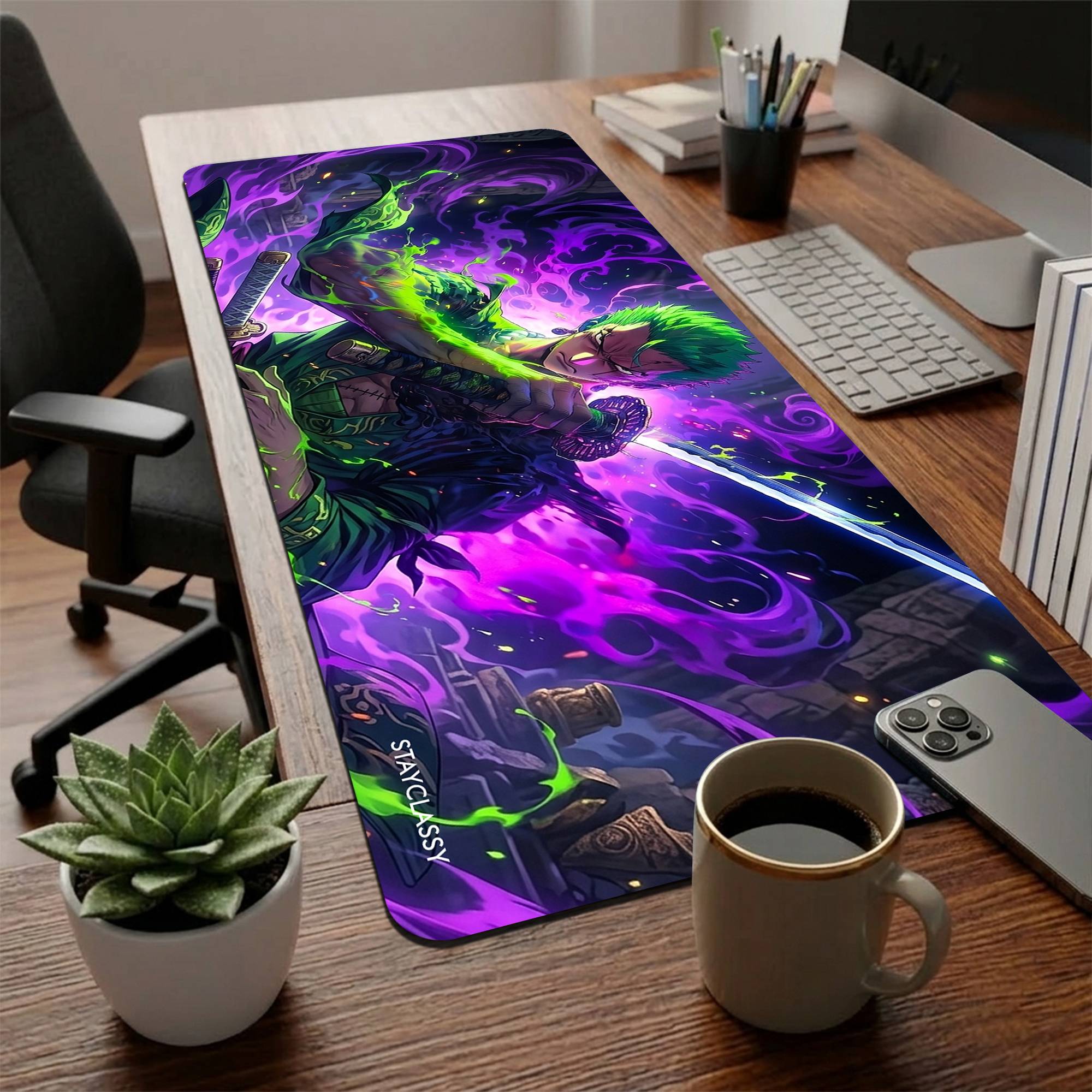 Roronoa Zoro Desk Mat Secondary image