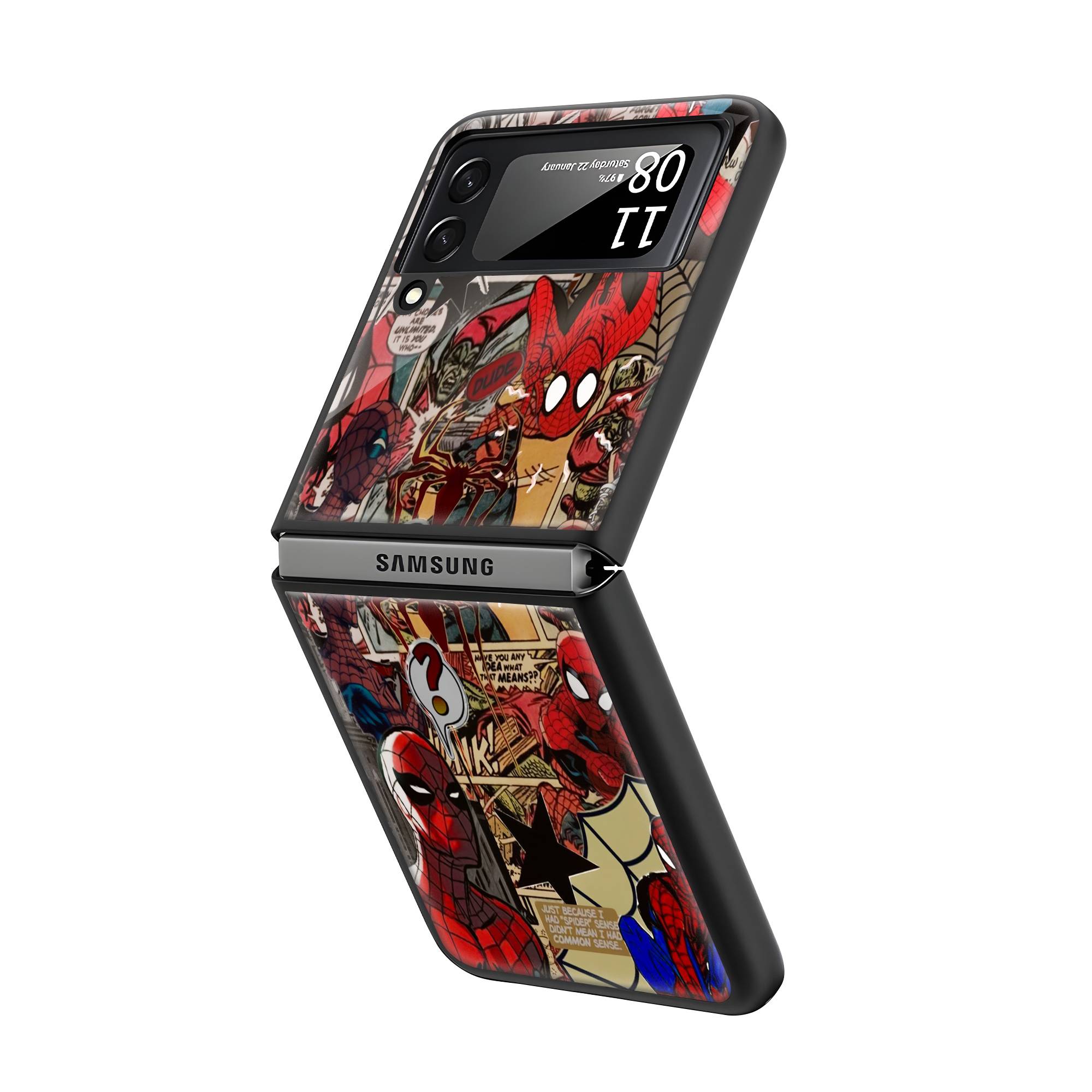 Amazing Spider Man Samsung Z Flip Glass Case Secondary image