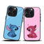 Stitch and Angel Love Couple Mobile Case image 0