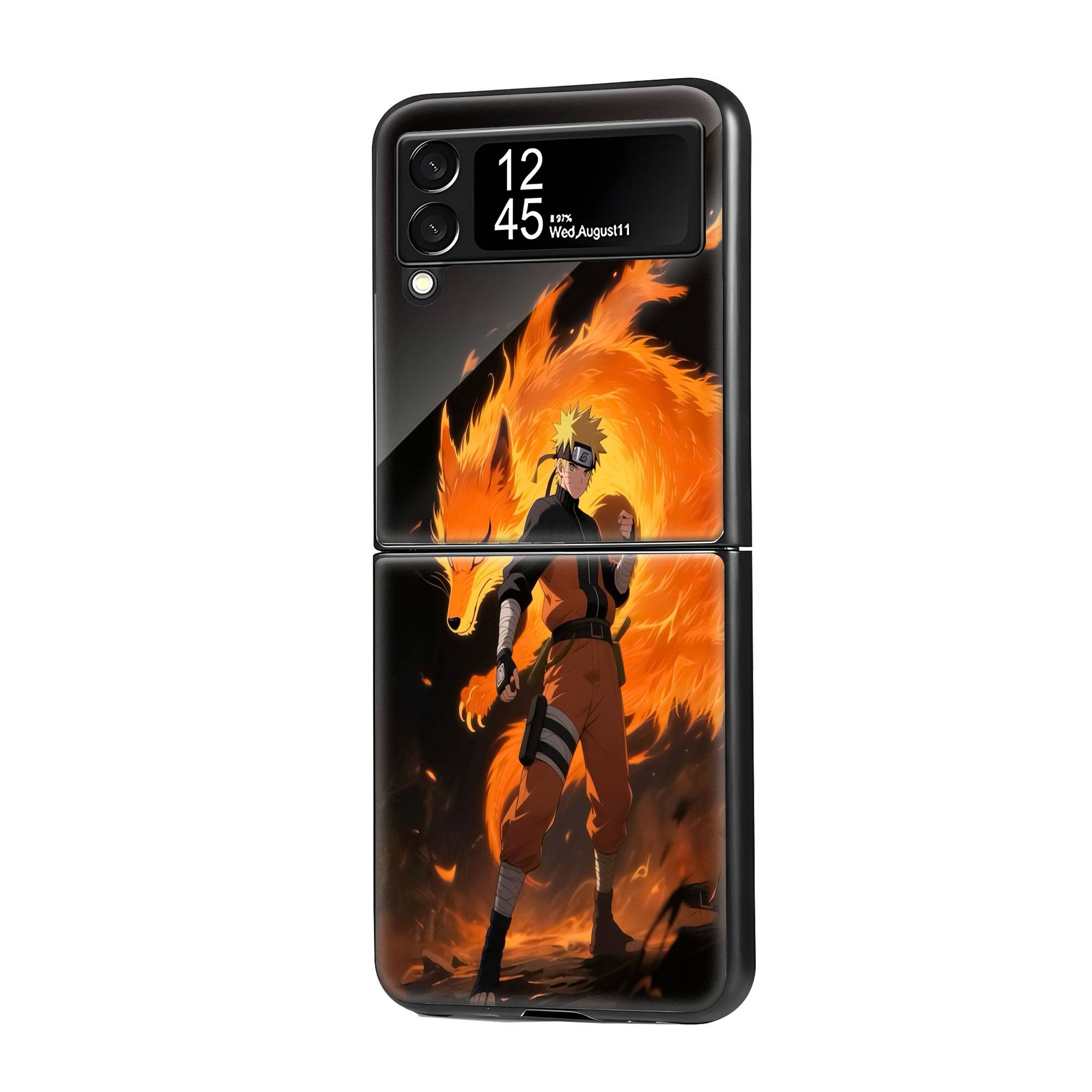 Dynamic Anime Samsung Z Flip Glass Case image 0 Main image
