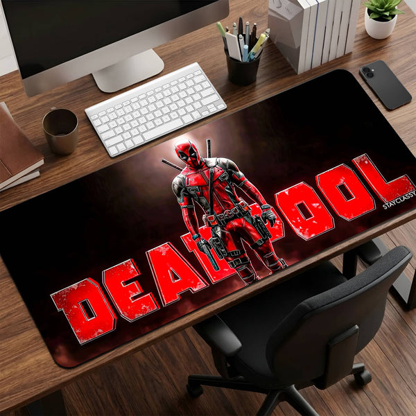Standing Deadpool Desk Mat image 0