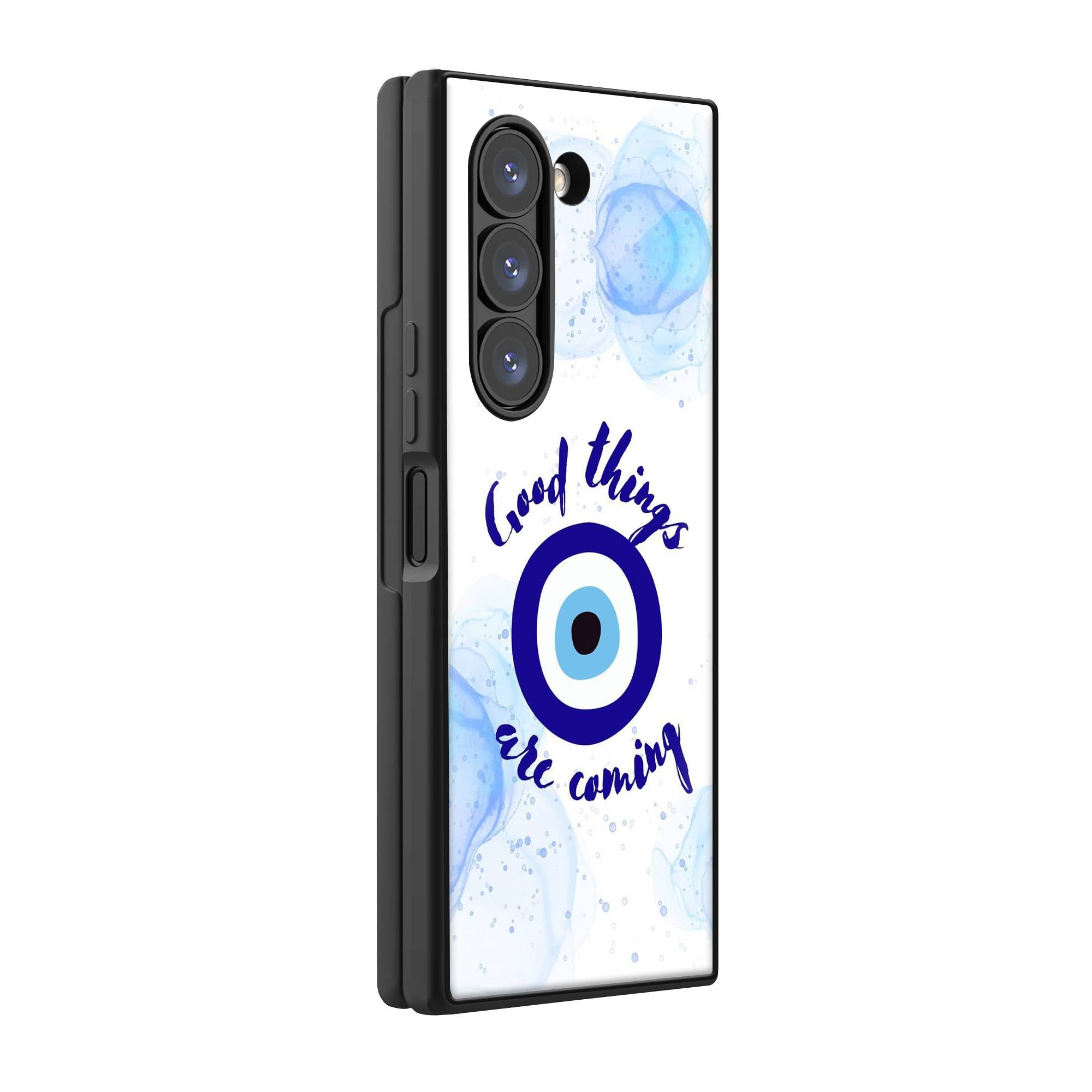 Lucky Eye Samsung Z Fold Glass Case image 0 Main image
