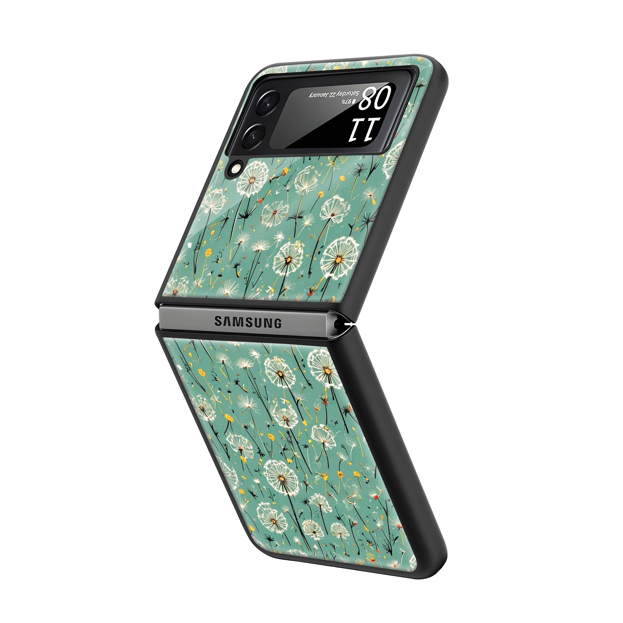 Dandelion Dreams Samsung Z Flip Glass Case Secondary image