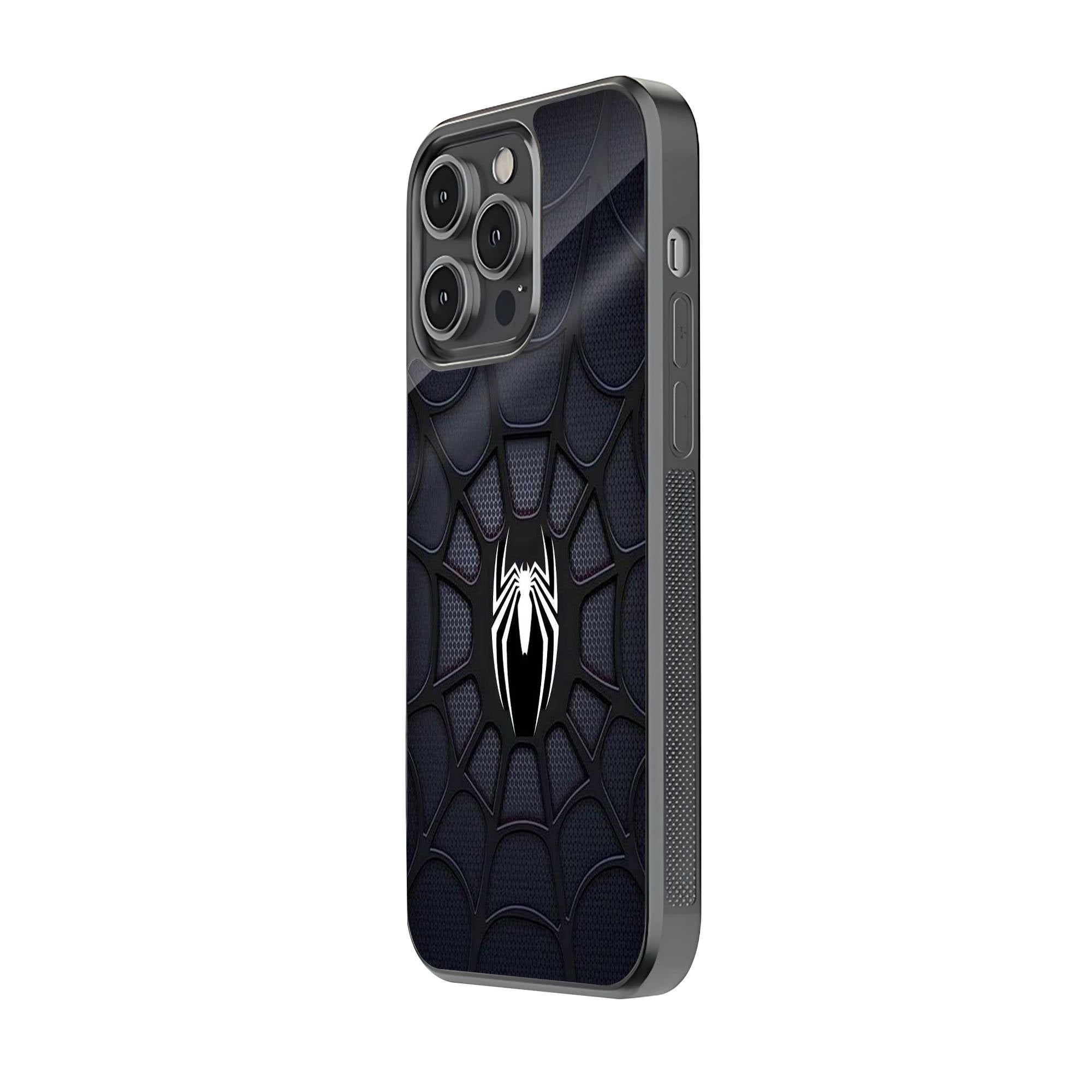 Black Spider-Man Glass Case Secondary image