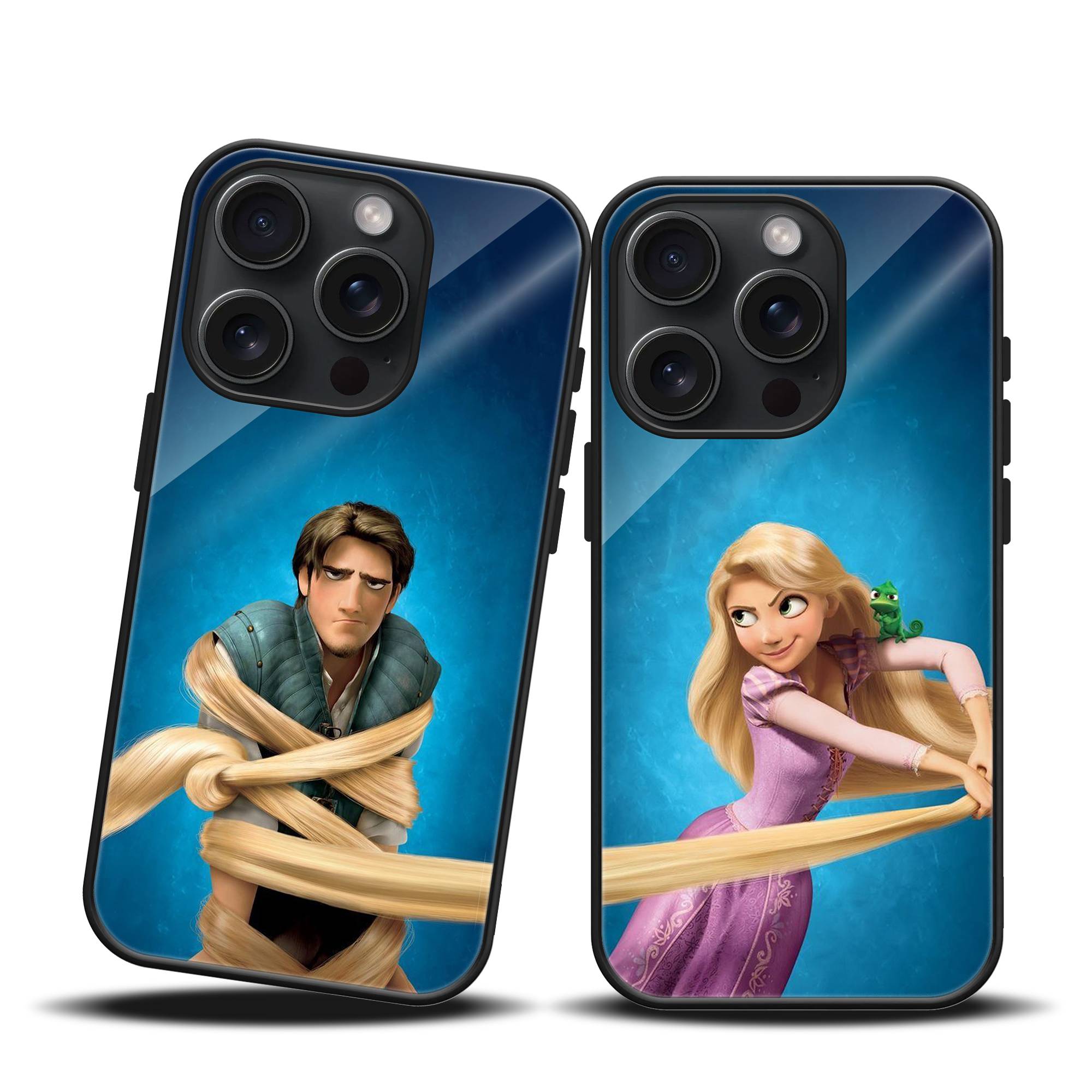 Tangled Twist Couple Mobile Case image 0
