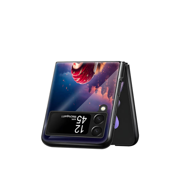 Lion Of Swarajya Samsung Z Flip Glass Case image 2