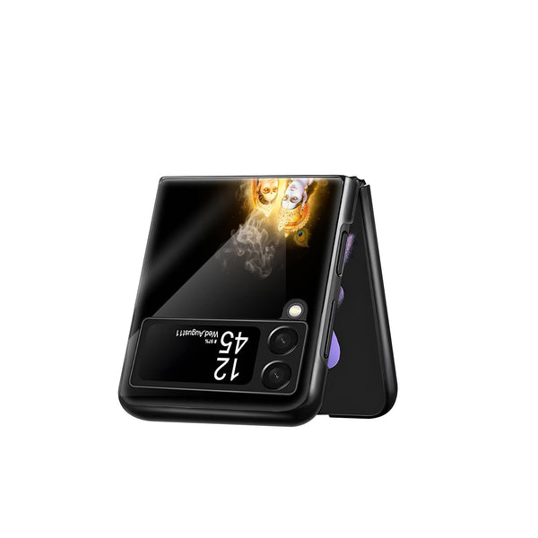 Pream Bhakti Samsung Z Flip Glass Case image 2