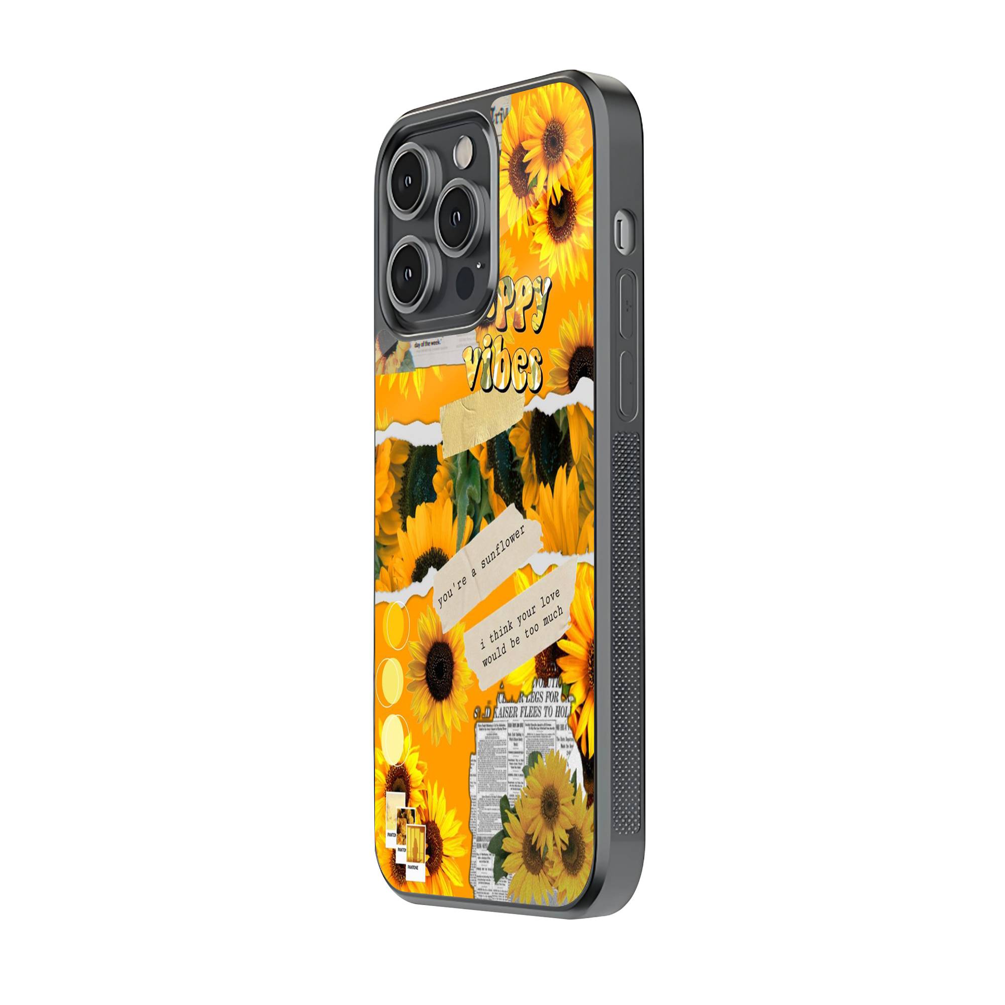 Happy Vibes Glass Case Secondary image