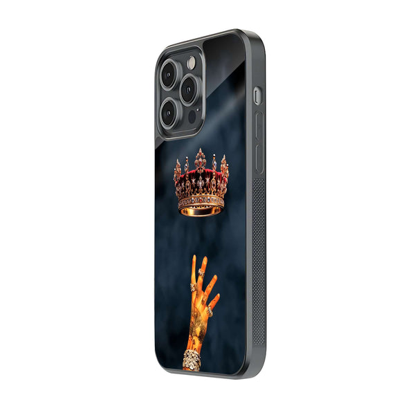Ornate Crown Glass Case image 1