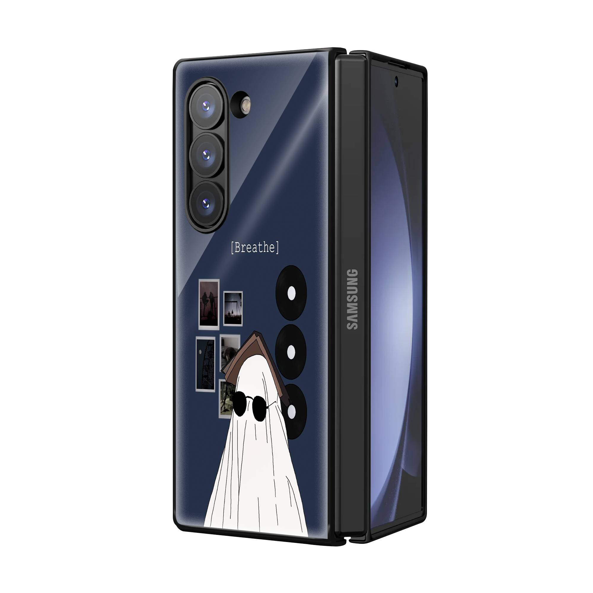 Breathe Samsung Z Fold Glass Case image 1