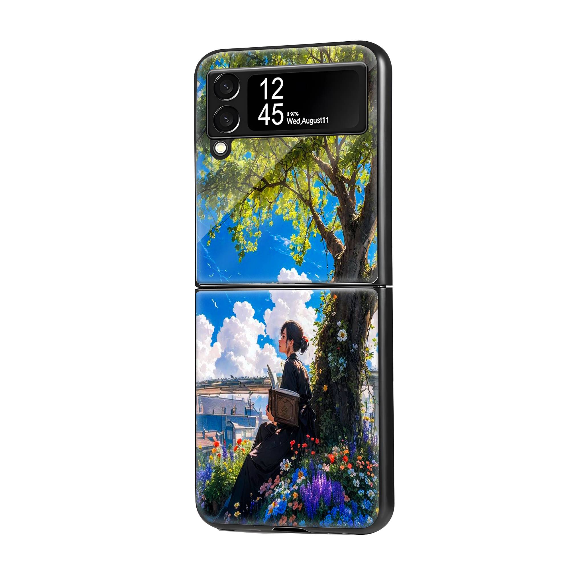 Who Am i Samsung Z Flip Glass Case image 0 Main image
