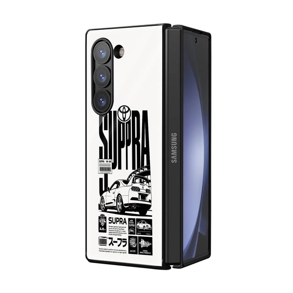 Supra Stats Samsung Z Fold Glass Case image 1