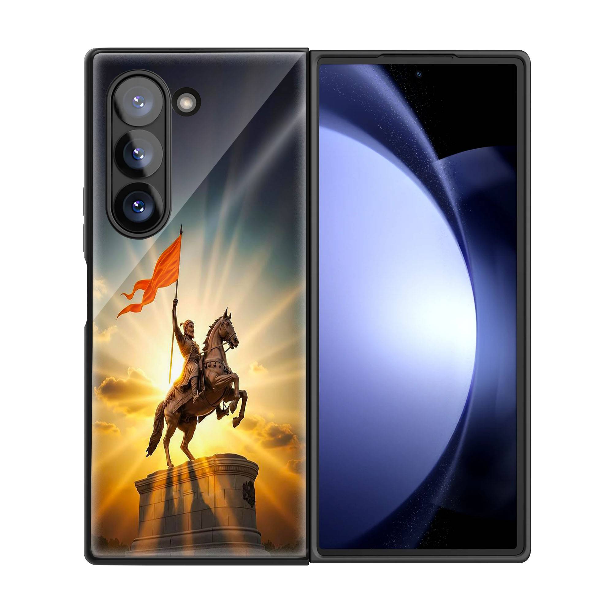 The Maratha Pride Samsung Z Fold Glass Case image 2