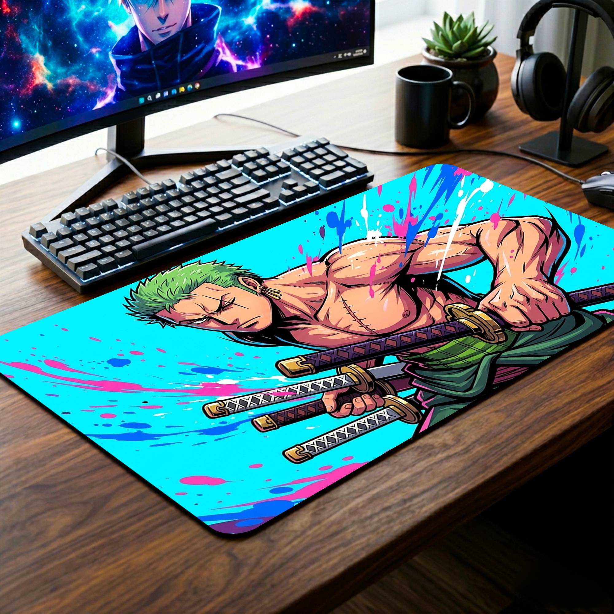 Pirate Hunter Desk Mat - 14 x 23 Inch image