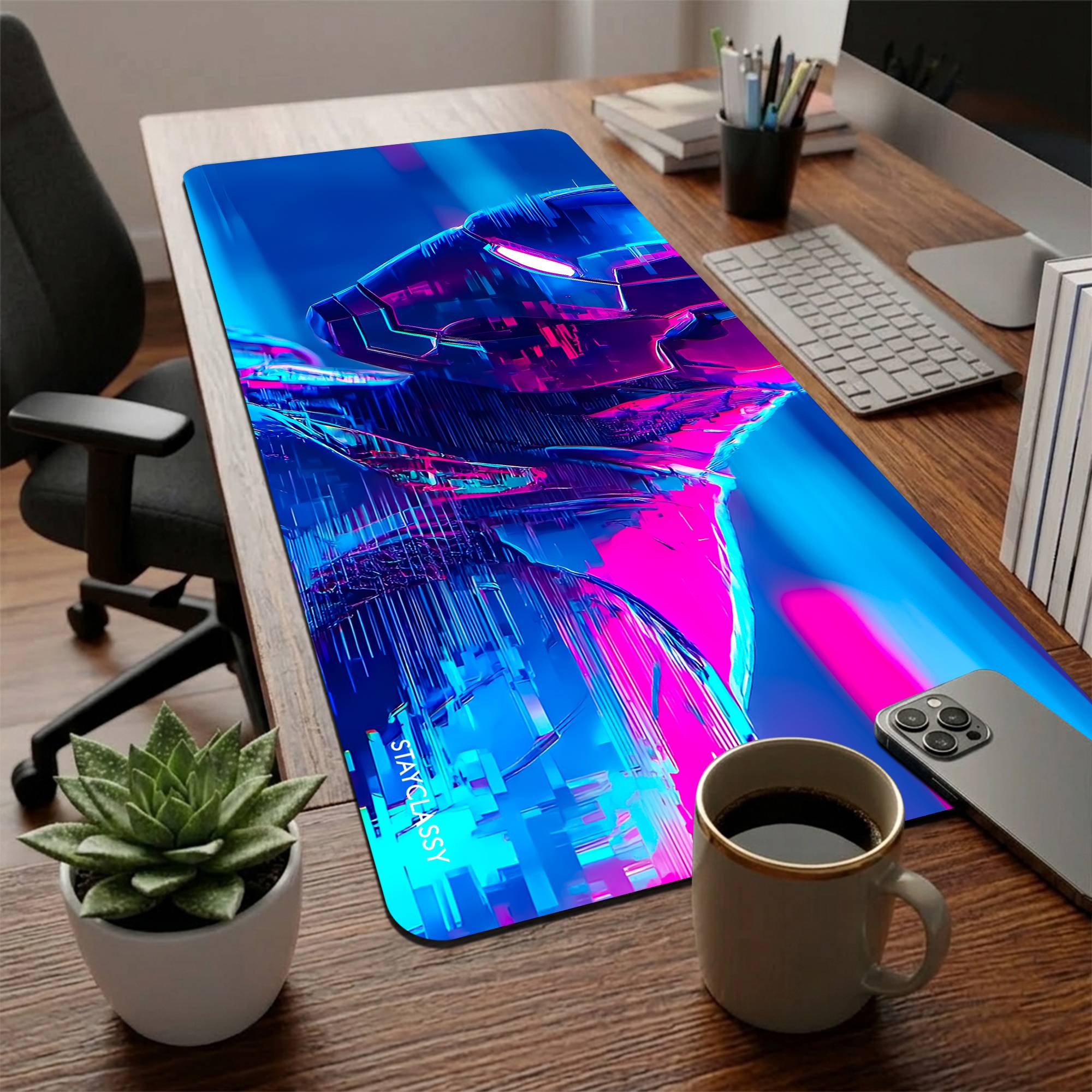 Cyber Iron Man Desk Mat Secondary image