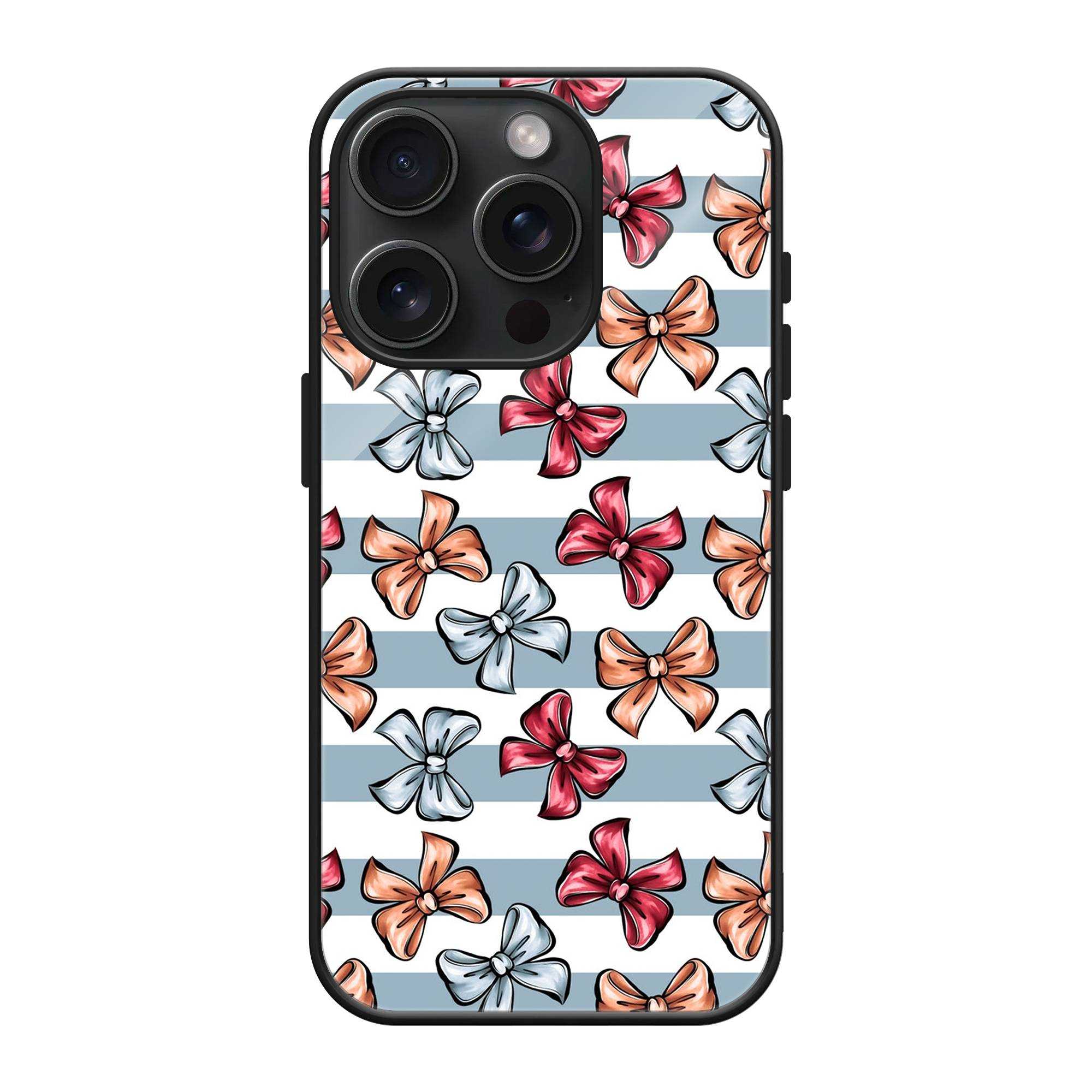 Pastel Bow Glass Case image 0