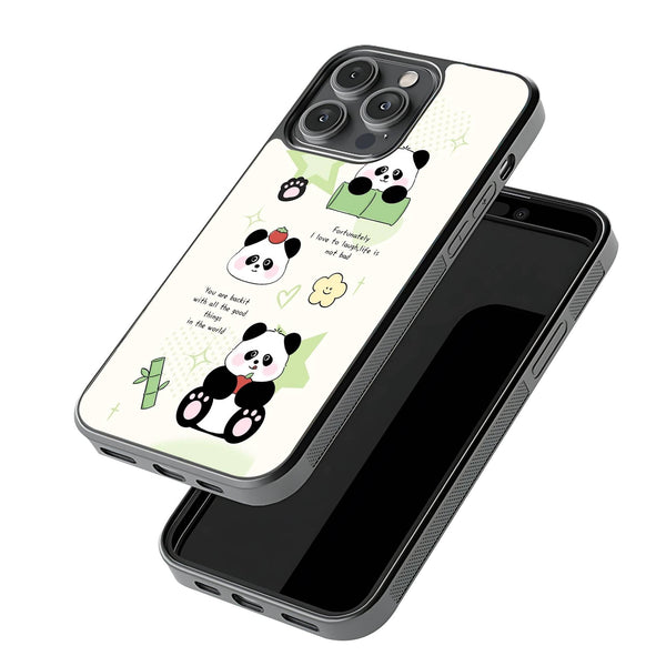 Panda Love Glass Case image 2