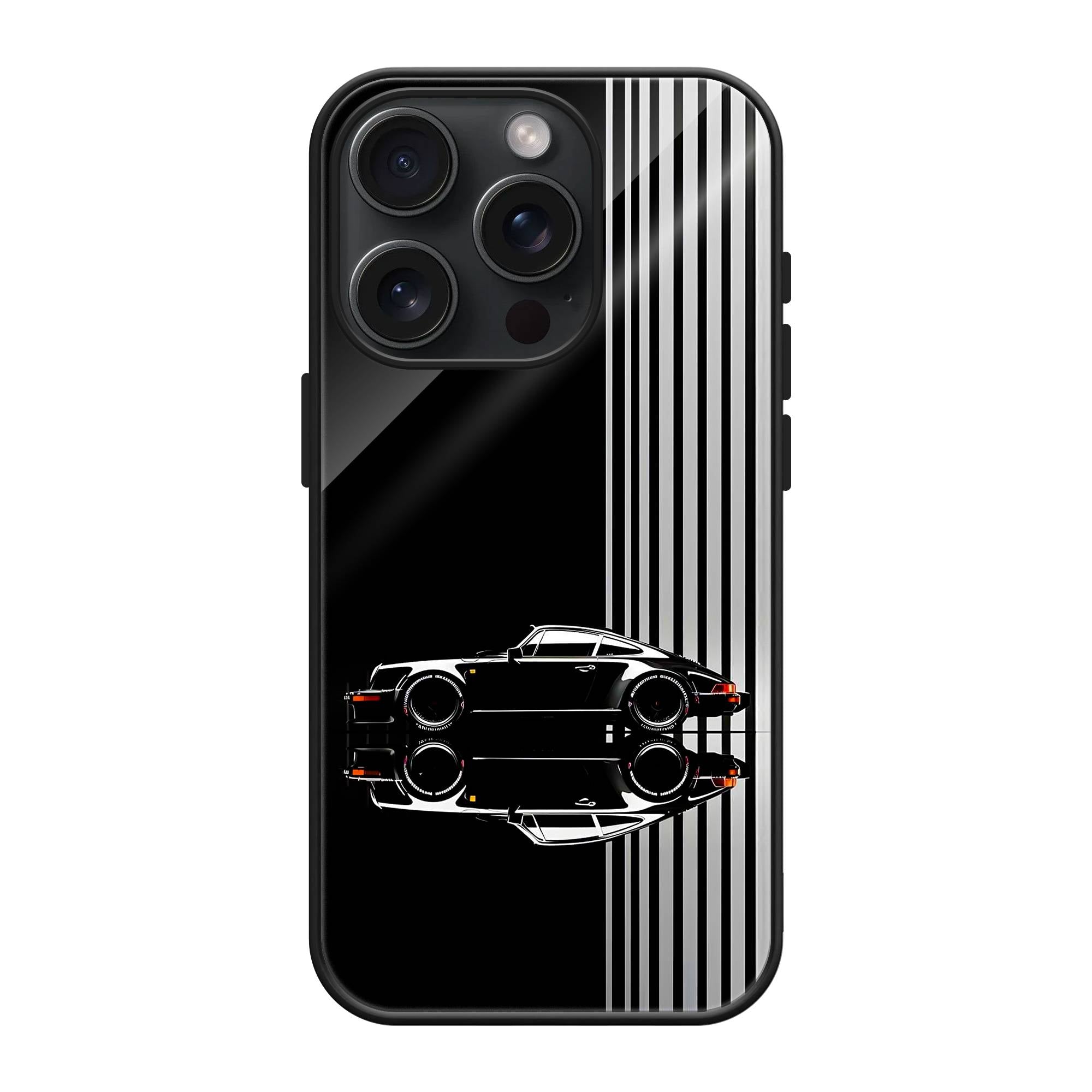 Black Porsche Glass Case image 0 Main image