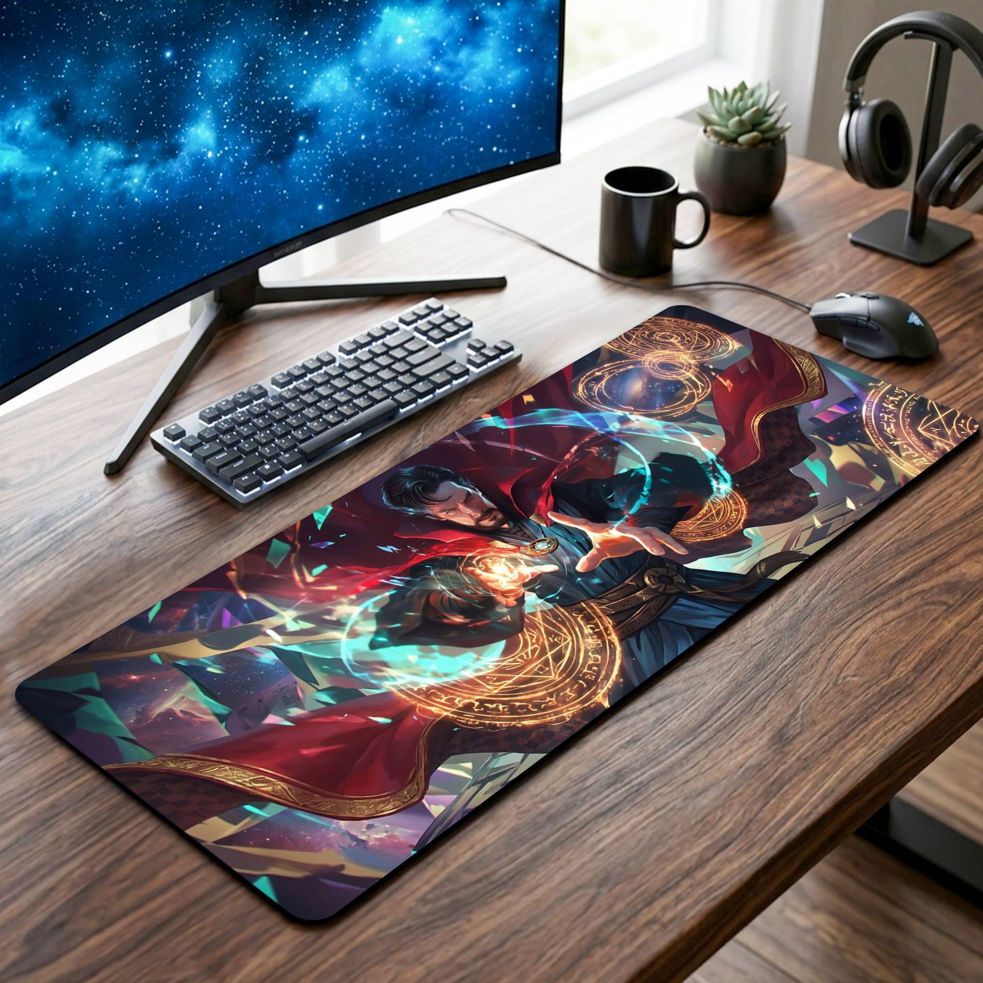 Magical Energy Desk Mat - 12 x 32 Inch image