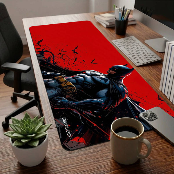 Red Batman Desk Mat image 1