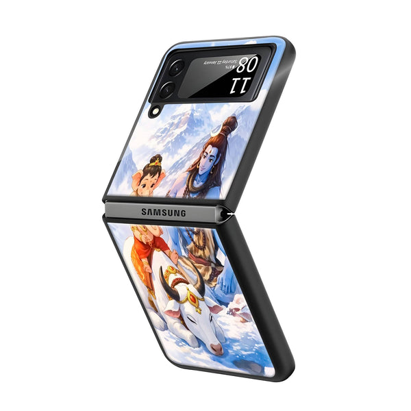 Bal Ganesha Samsung Z Flip Glass Case image 1
