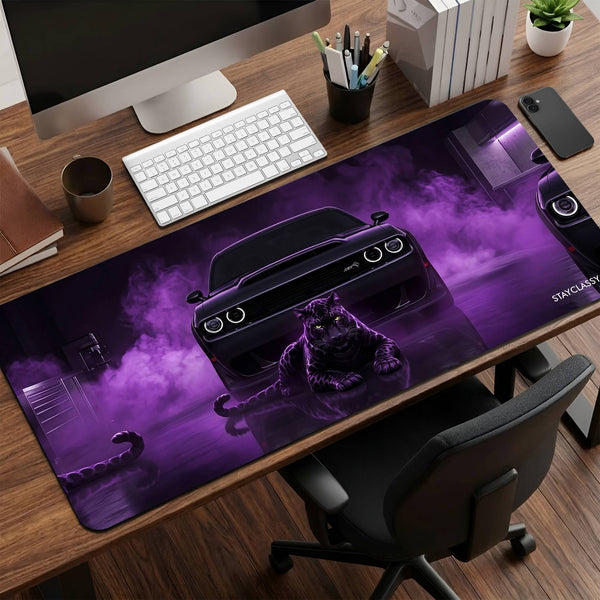 Dark Muscle Car Desk Mat image 0