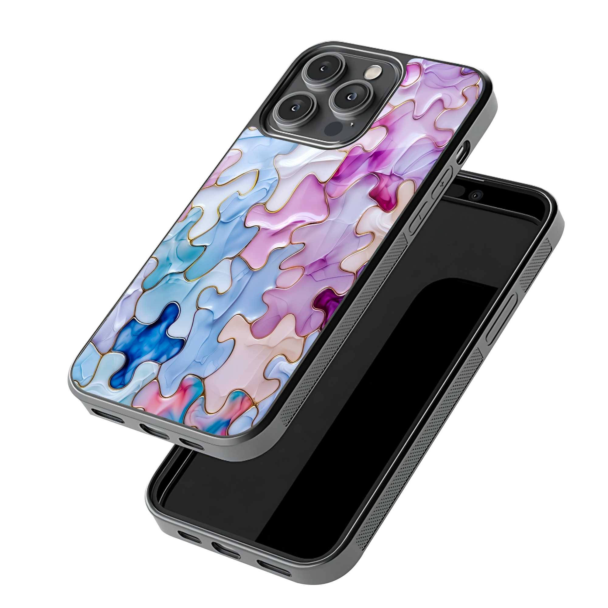 Marble Puzzle Glass Case image 2