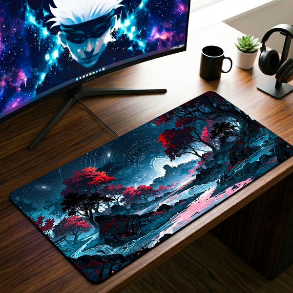 Magical Fortress Desk Mat - 11 x 23 Inch image