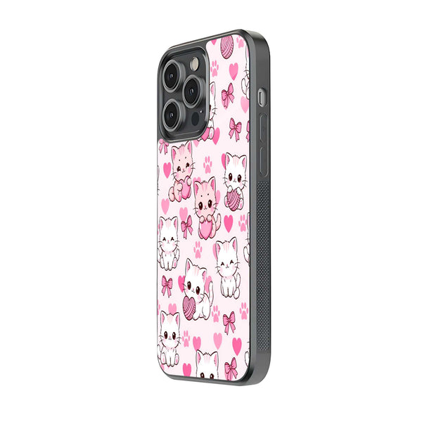 Pink Paws Glass Case image 1