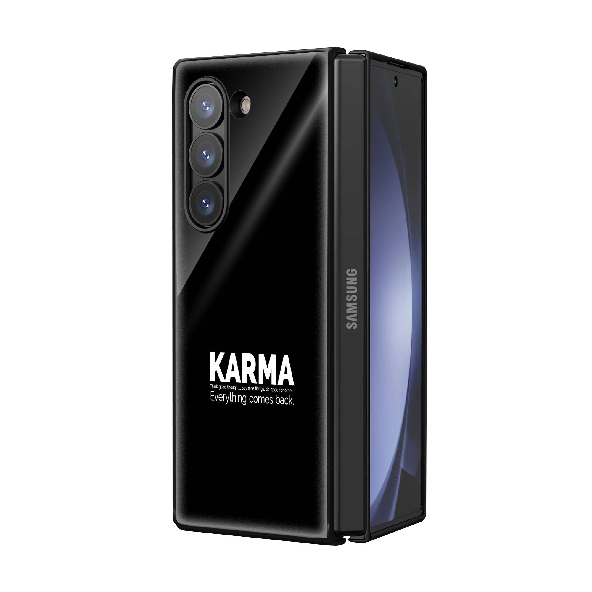 Karma Samsung Z Fold Glass Case Secondary image