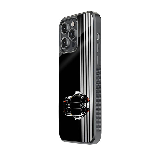 Black Porsche Glass Case image 1